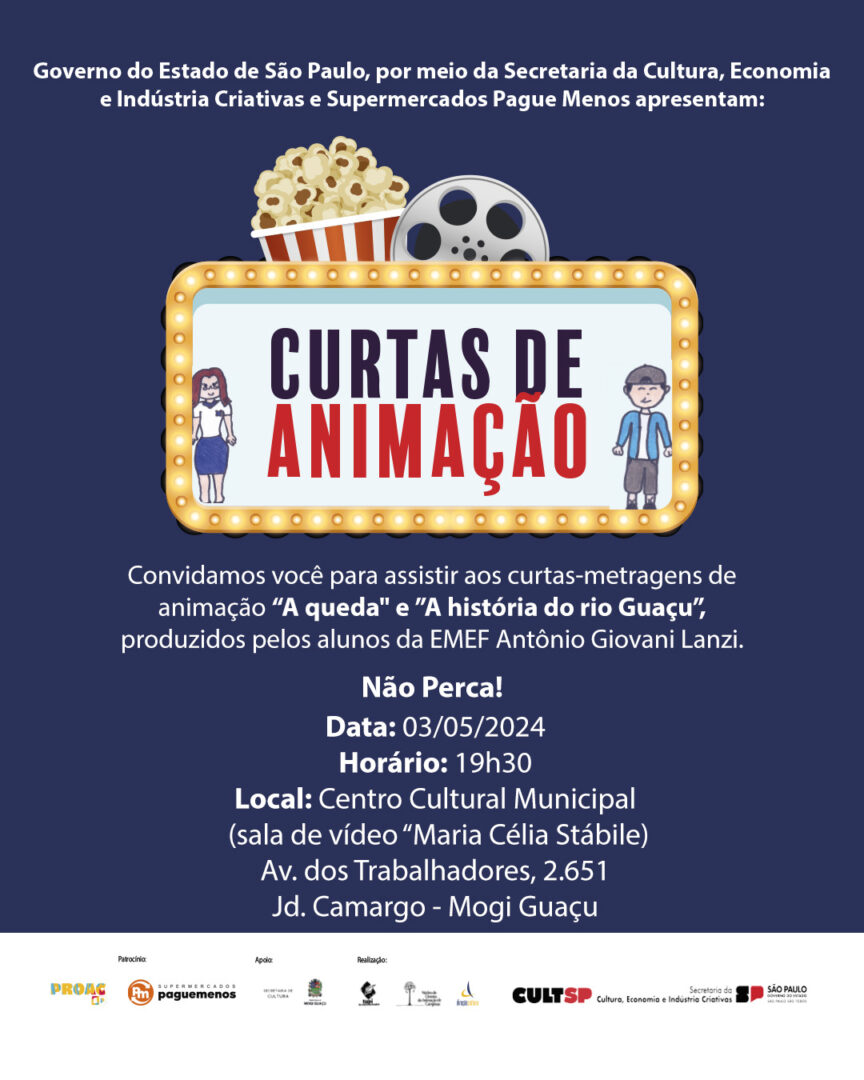 Curtas de Animação exibe filmes de alunos de Mogi Guaçu